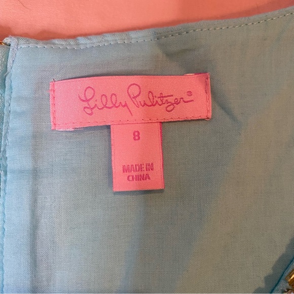 Lilly Pulitzer women’s turquoise sleeveless dress - Picture 5 of 16